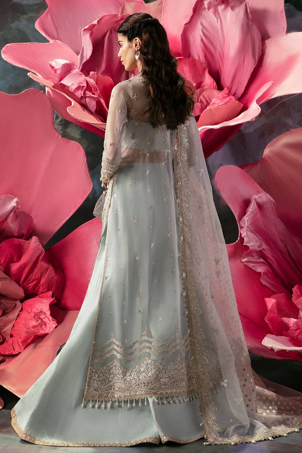 Afrozeh | Wild Flower Bloom Luxury Formals | Paola by Maria Faisal - Registered Vendor of : Afrozeh - type : Pakistani Dress - 100% original wedding dresses