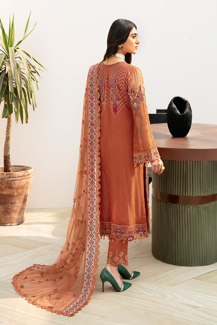 Ramsha | Chevron Chiffon Collection | A-810 - Ladies Clothes - Maria Faisal