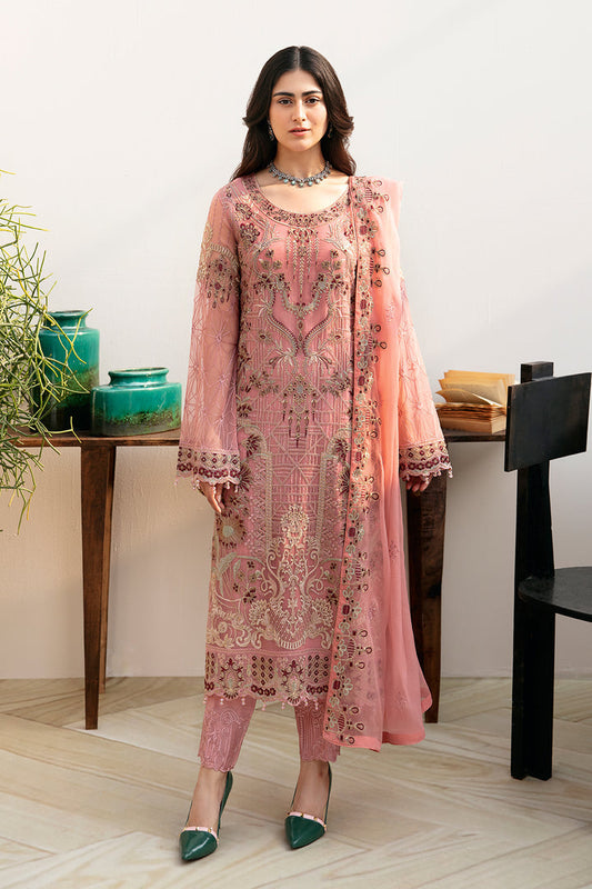 Ramsha | Chevron Chiffon Collection | A-805 - Ladies Clothes - Maria Faisal