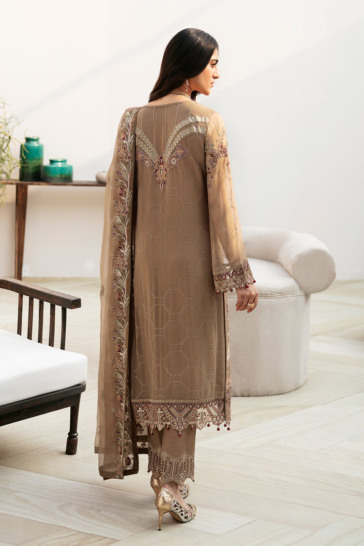 Ramsha | Chevron Chiffon Collection | A-812 - Ladies Clothes - Maria Faisal