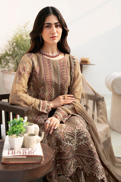 Ramsha | Chevron Chiffon Collection | A-812 - Ladies Clothes - Maria Faisal