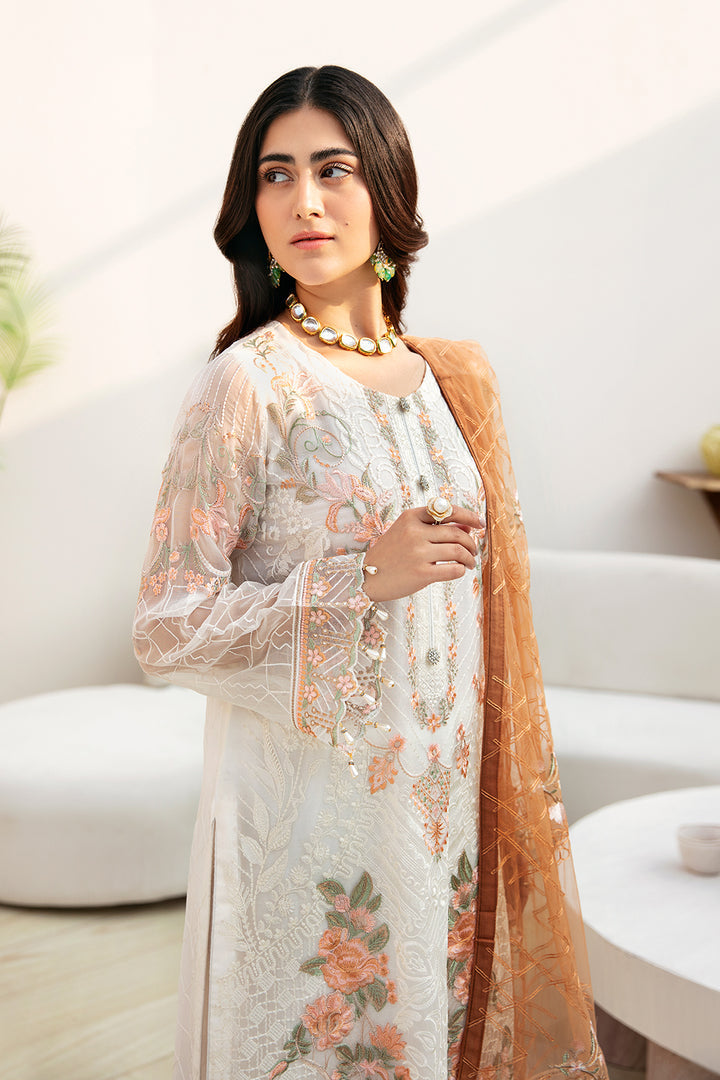 Ramsha | Chevron Chiffon Collection | A-808 - Ladies Clothes - Maria Faisal