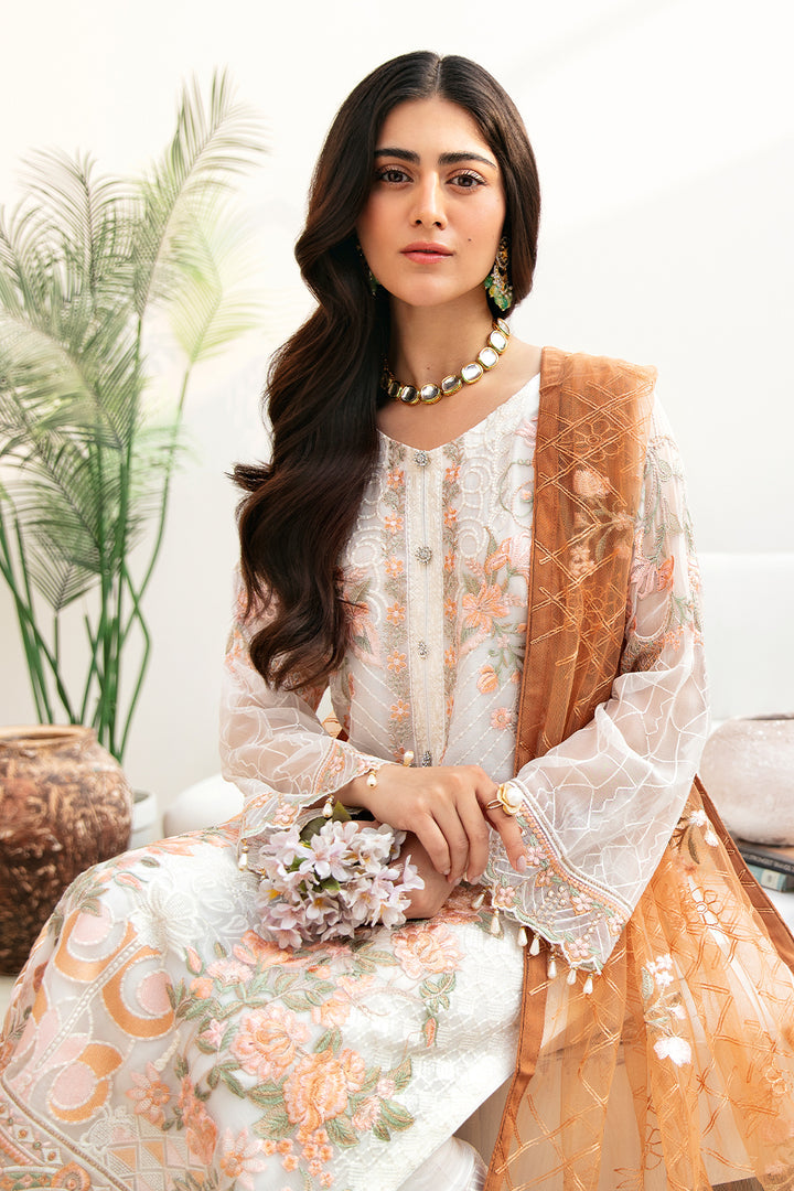 Ramsha | Chevron Chiffon Collection | A-808 - Ladies Clothes - Maria Faisal