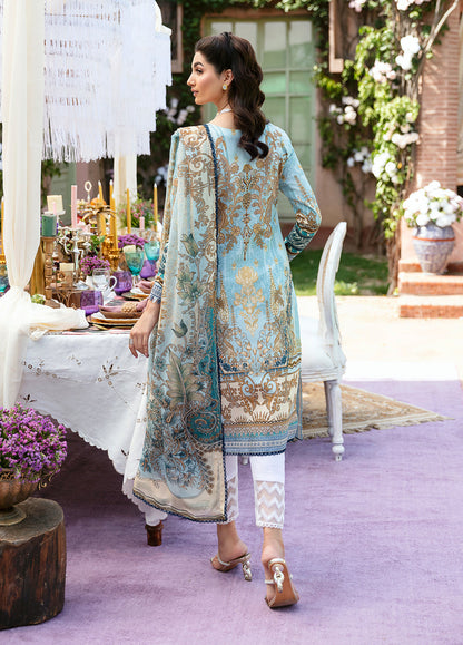 Gulaal | Summer Glow Lawn 24 | AMAYRAH (GL-L-24V3-02) - Designer Dress with Intricate embroidery and embellishments. Shop elegent wedding dress at Maria Faisal.