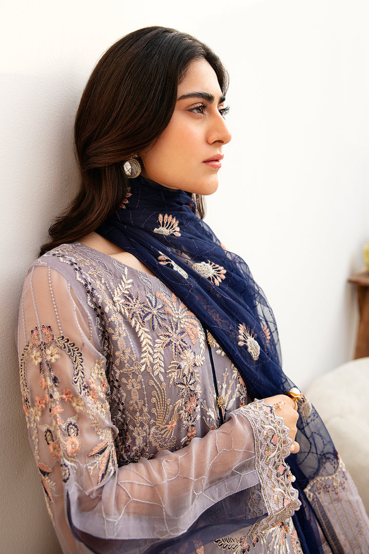 Ramsha | Chevron Chiffon Collection | A-809 - Ladies Clothes - Maria Faisal