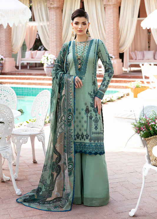Gulaal | Summer Glow Lawn 24 | ANADIYA (GL-L-24V3-05) - Designer Dress with Intricate embroidery and embellishments. Shop elegent wedding dress at Maria Faisal.