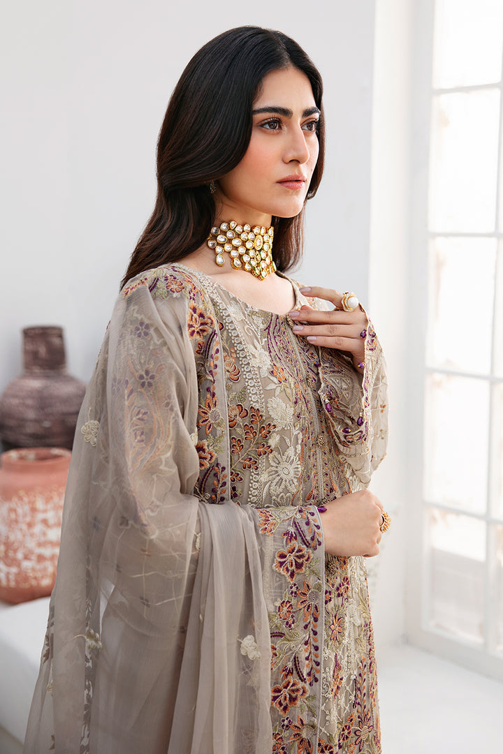 Ramsha | Chevron Chiffon Collection | A-806 - Ladies Clothes - Maria Faisal