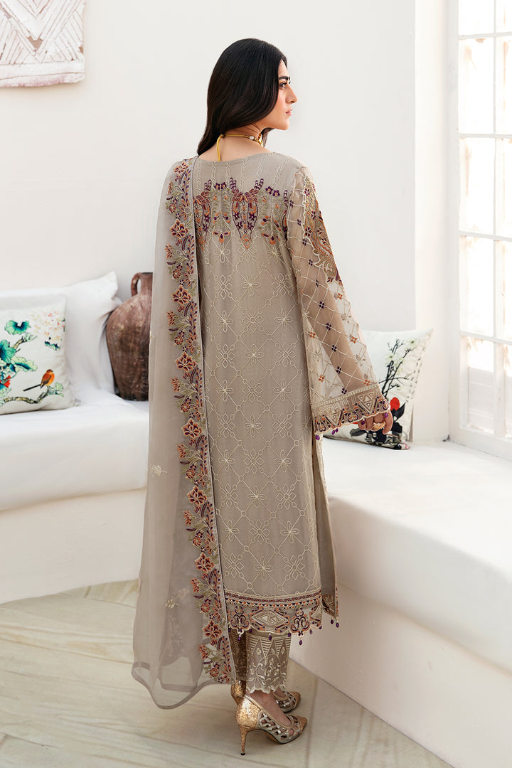 Ramsha | Chevron Chiffon Collection | A-806 - Ladies Clothes - Maria Faisal