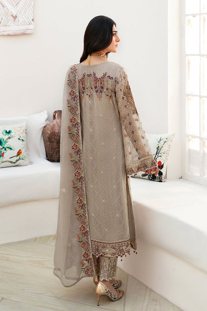 Ramsha | Chevron Chiffon Collection | A-806 - Ladies Clothes - Maria Faisal