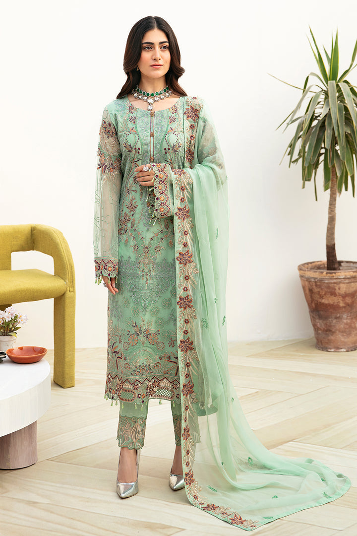 Ramsha | Chevron Chiffon Collection | A-804