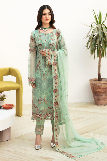 Ramsha | Chevron Chiffon Collection | A-804 - Ladies Clothes - Maria Faisal