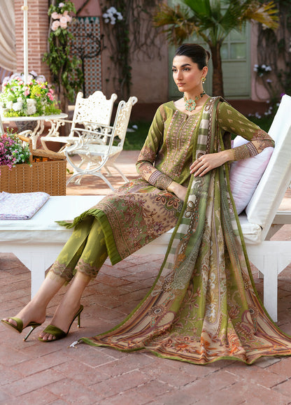 Gulaal | Summer Glow Lawn 24 | ALICIA (GL-L-24V3-04) - Designer Dress with Intricate embroidery and embellishments. Shop elegent wedding dress at Maria Faisal.