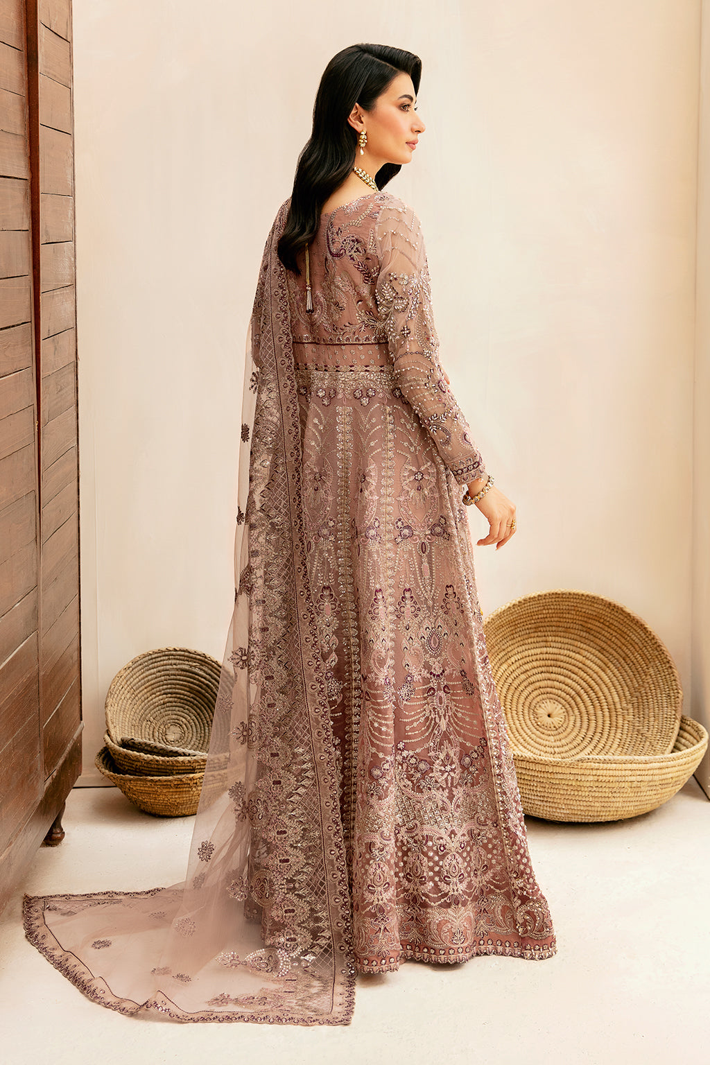Ramsha | Luxury Wedding Collection | HA-401 - Designer Dress with Intricate embroidery and embellishments. Shop elegent wedding dress at Maria Faisal.