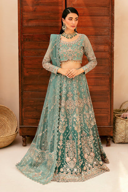 Ramsha | Luxury Wedding Collection | HA-403 - Designer Dress with Intricate embroidery and embellishments. Shop elegent wedding dress at Maria Faisal.