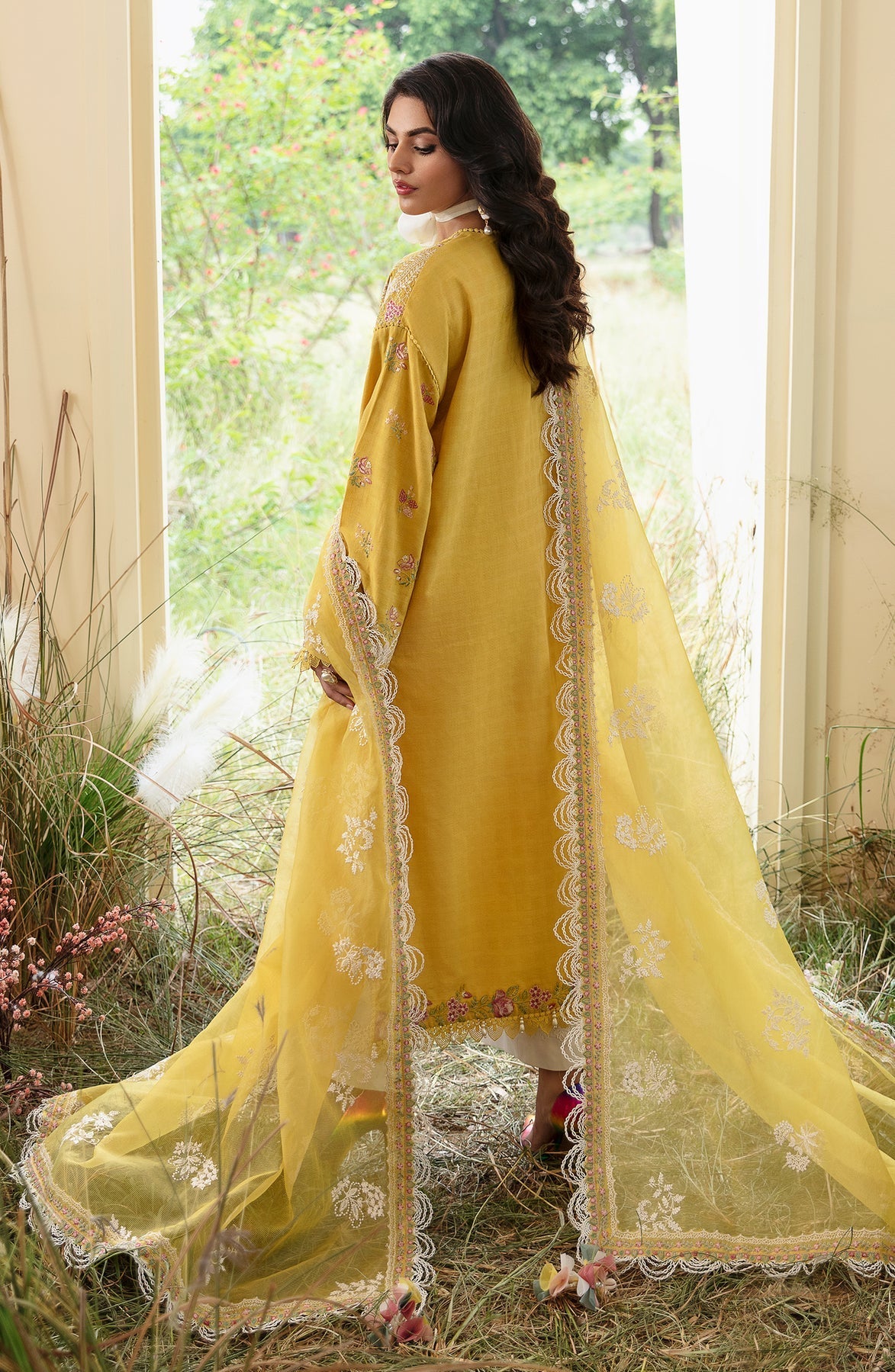 Zevk | Flora Festive Lawn | LUMANI - Ladies Clothes - Maria Faisal