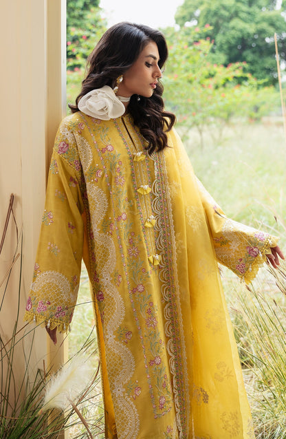 Zevk | Flora Festive Lawn | LUMANI - Ladies Clothes - Maria Faisal