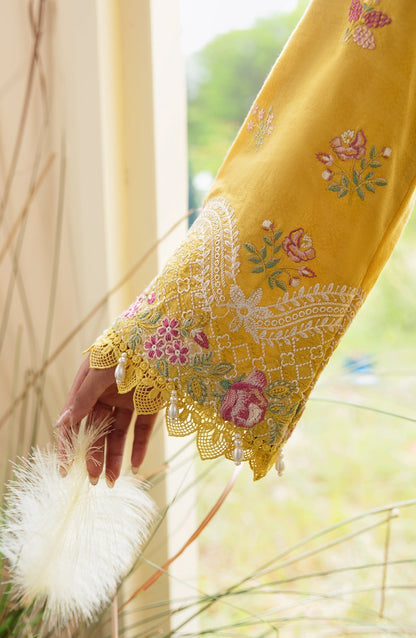 Zevk | Flora Festive Lawn | LUMANI - Ladies Clothes - Maria Faisal