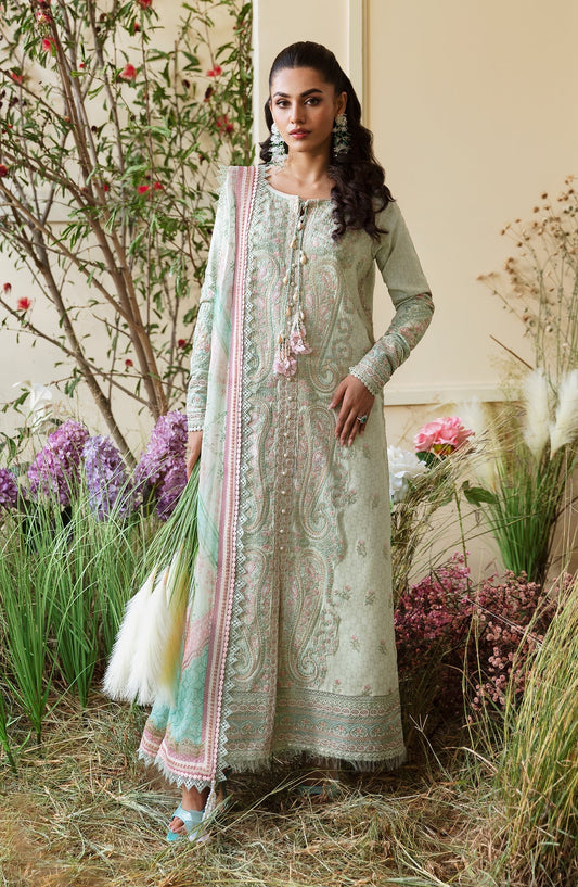 Zevk | Flora Festive Lawn | BLOSSOM - Ladies Clothes - Maria Faisal