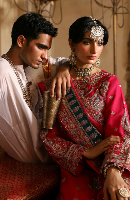 Emaan Adeel | Devdas Formals | SAANVI - Wedding Dress - Maria Faisal