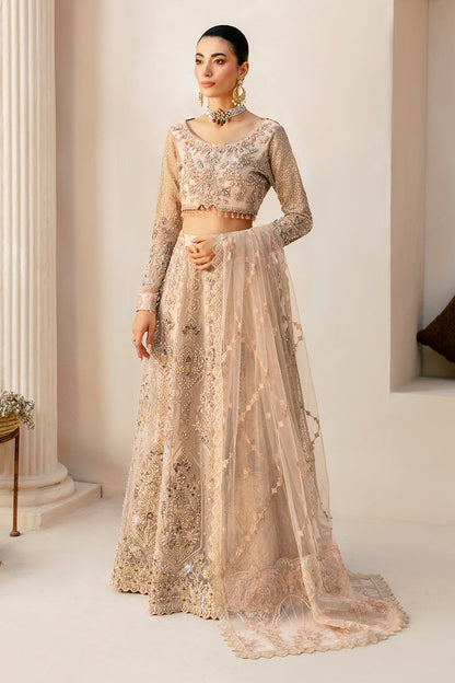 Ramsha | Luxury Wedding Collection | HB-403 - Designer Dress with Intricate embroidery and embellishments. Shop elegent wedding dress at Maria Faisal.