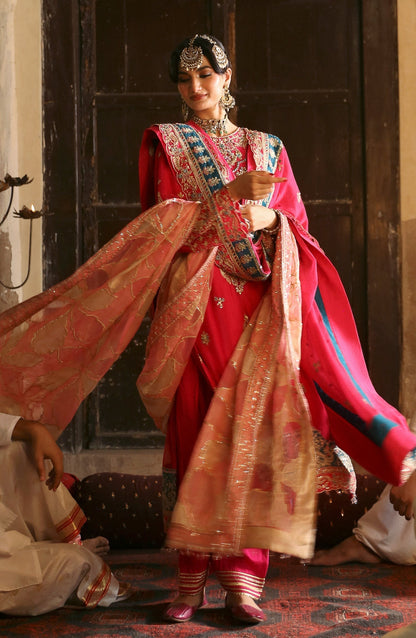 Emaan Adeel | Devdas Formals | SAANVI - Wedding Dress - Maria Faisal