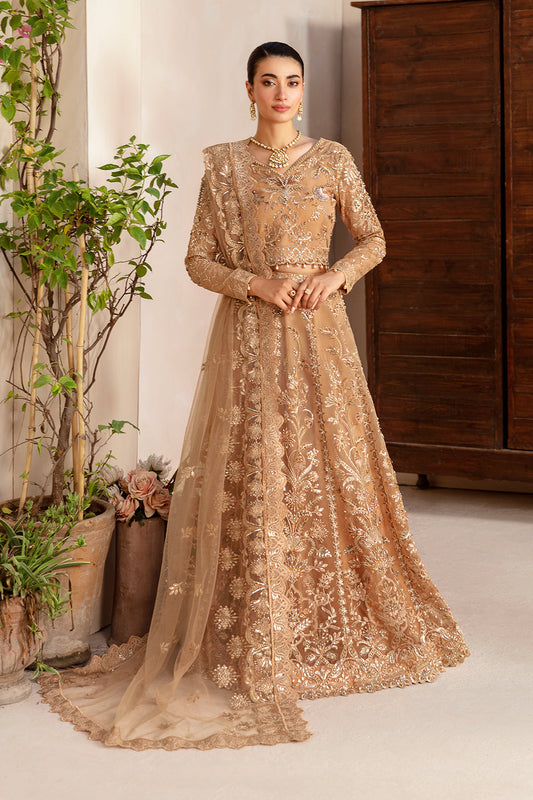 Ramsha | Luxury Wedding Collection | HB-404 - Designer Dress with Intricate embroidery and embellishments. Shop elegent wedding dress at Maria Faisal.