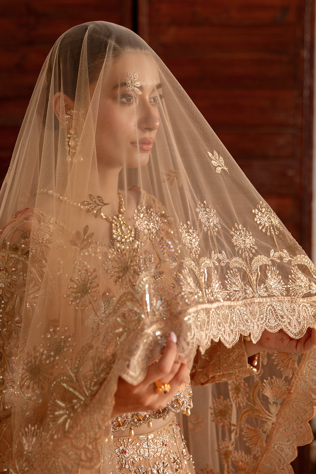 Ramsha | Luxury Wedding Collection | HB-404 - Designer Dress with Intricate embroidery and embellishments. Shop elegent wedding dress at Maria Faisal.
