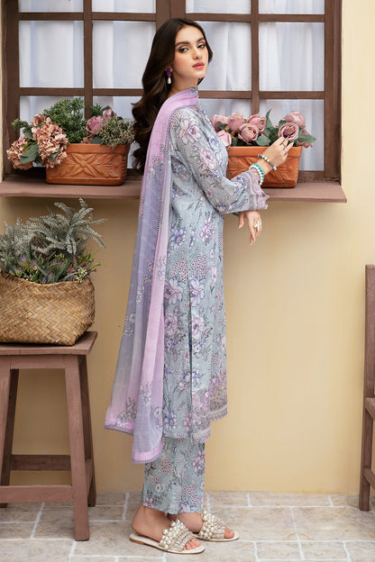 Ramsha | Rangrez Lawn Collection | N-508 - Designer Dress with Intricate embroidery and embellishments. Shop elegent wedding dress at Maria Faisal.