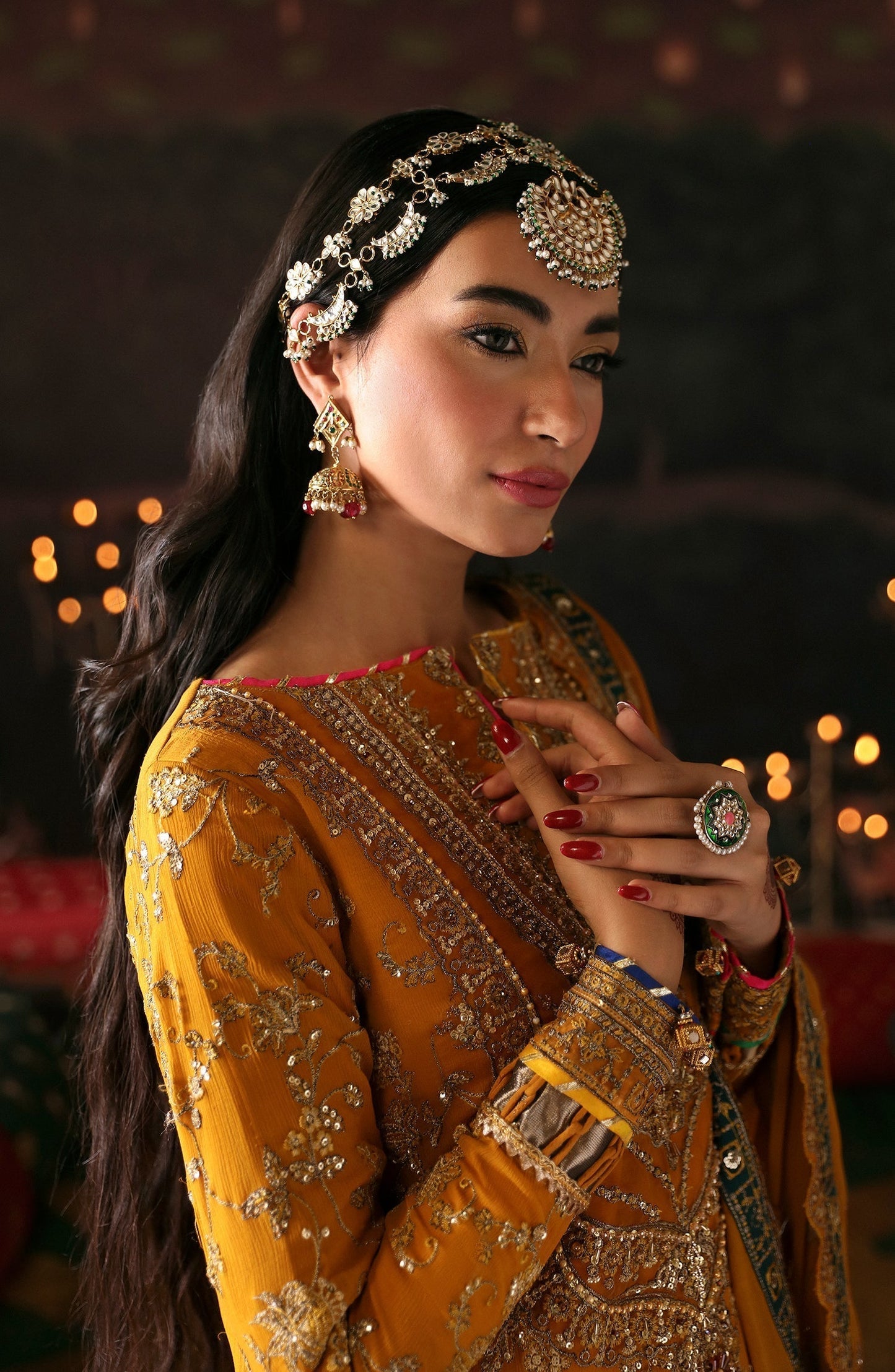 Emaan Adeel | Devdas Formals | ROSHAN JAHAN - Wedding Dress - Maria Faisal