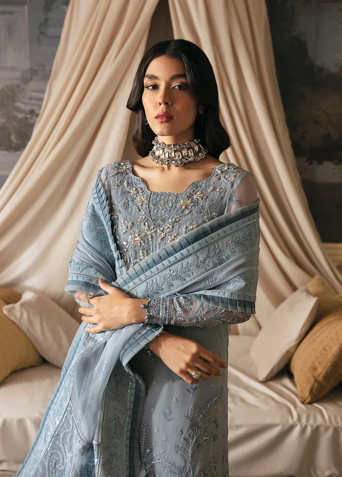 Gulaal | Embroidered Chiffon 23 | Zuria