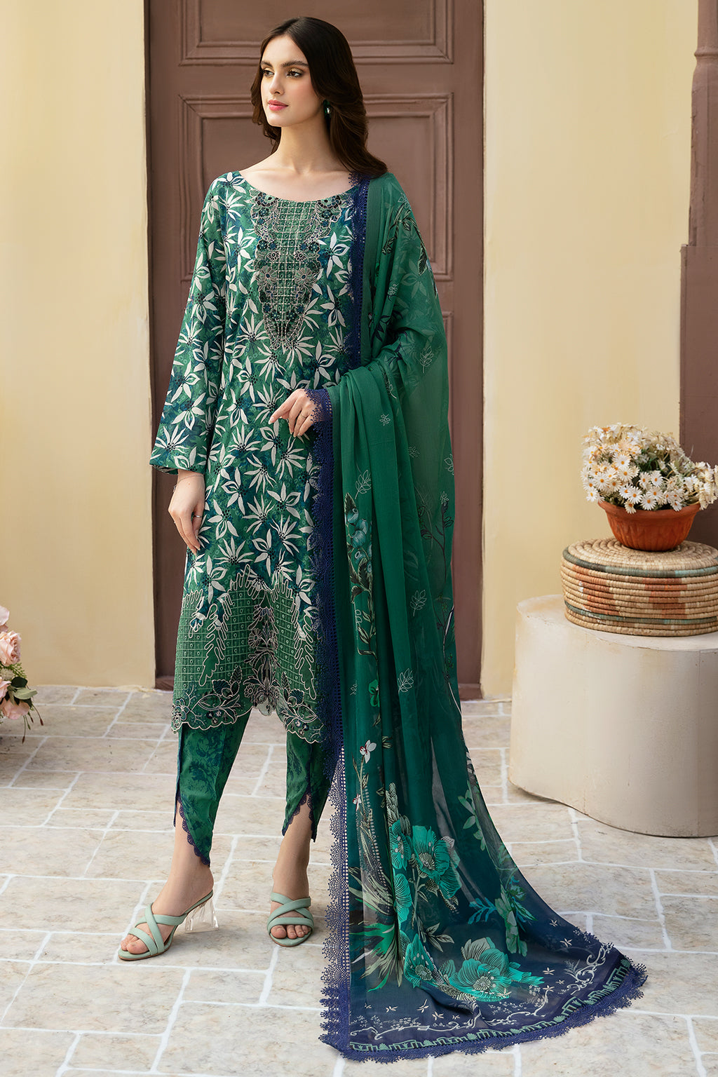 Ramsha | Rangrez Lawn Collection | N-507