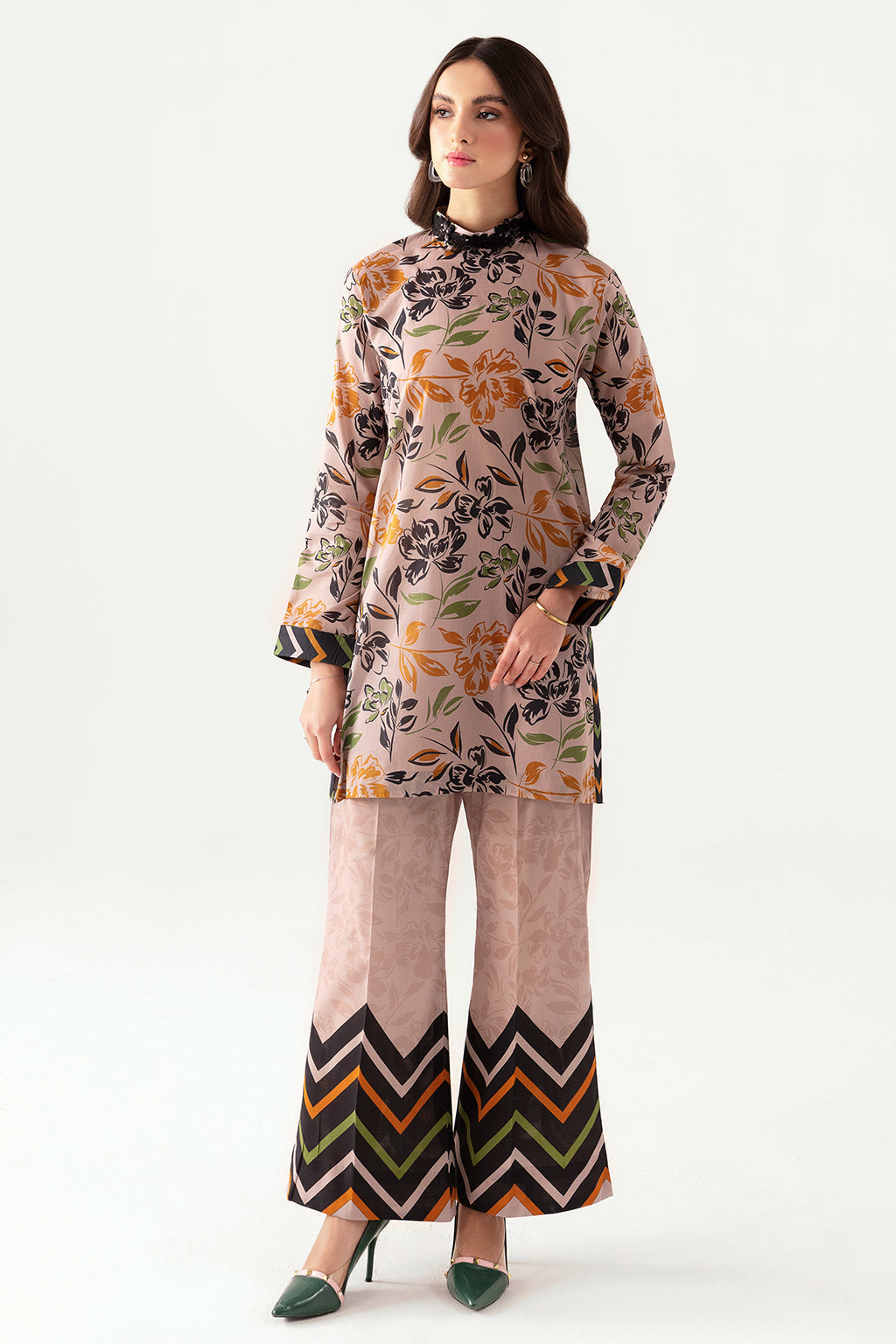 Ramsha | Pinted Lawn | RP-106 - Maria Faisal