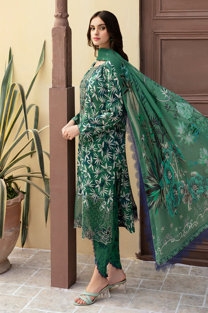 Ramsha | Rangrez Lawn Collection | N-507 - Designer Dress with Intricate embroidery and embellishments. Shop elegent wedding dress at Maria Faisal.