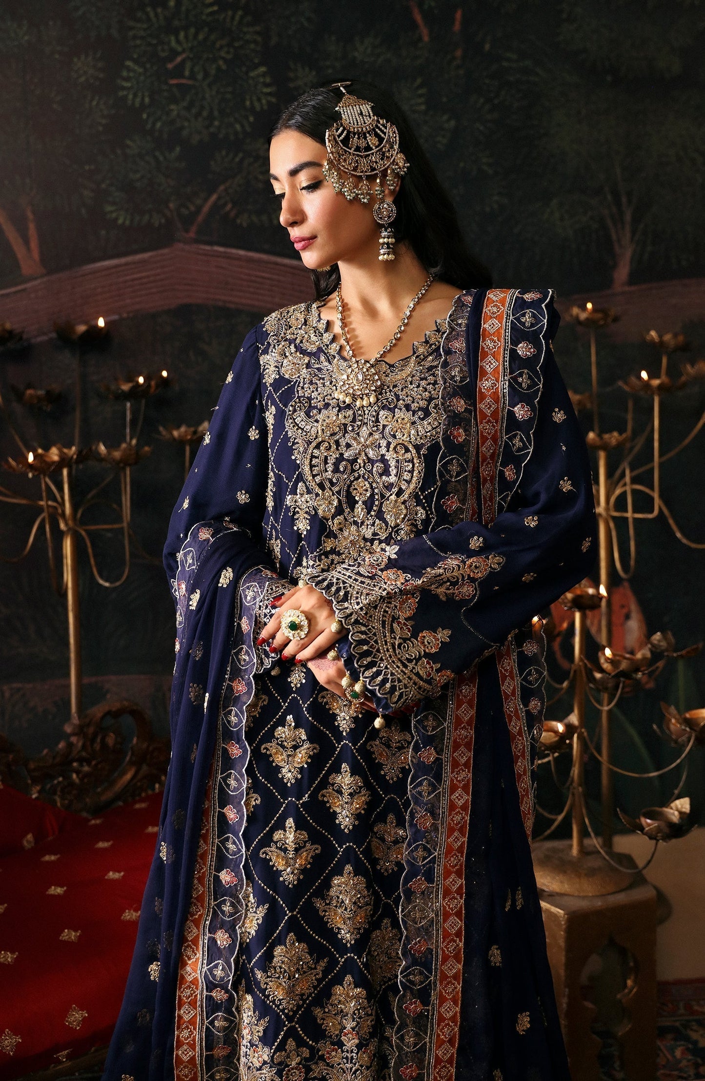 Emaan Adeel | Devdas Formals | NAZGUL - Wedding Dress - Maria Faisal