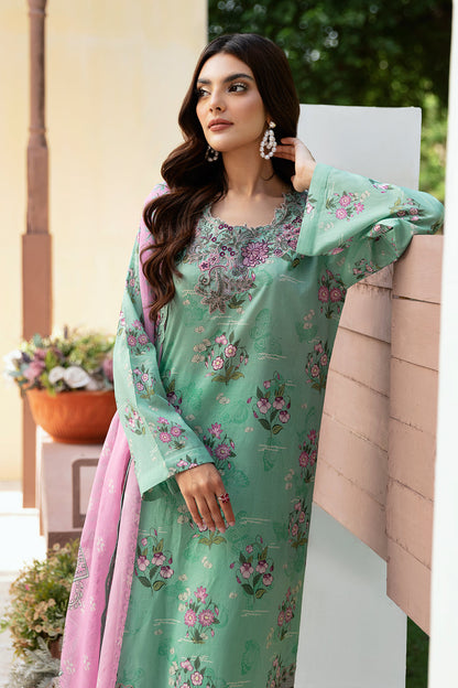 Ramsha | Rangrez Lawn Collection | N-510 - Designer Dress with Intricate embroidery and embellishments. Shop elegent wedding dress at Maria Faisal.