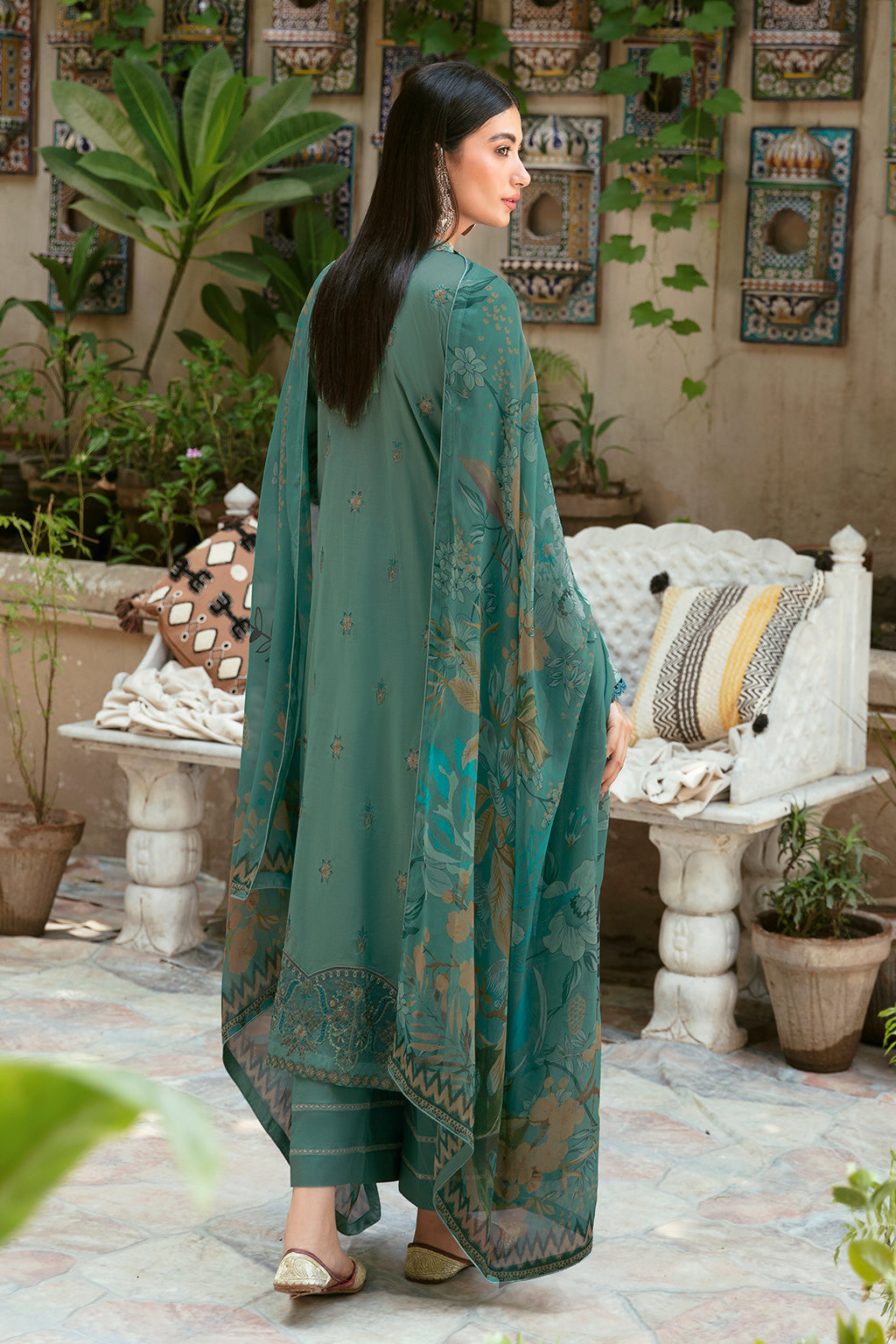 Ramsha | Luxury Lawn 24 | L-804 - Ladies Clothes - Maria Faisal