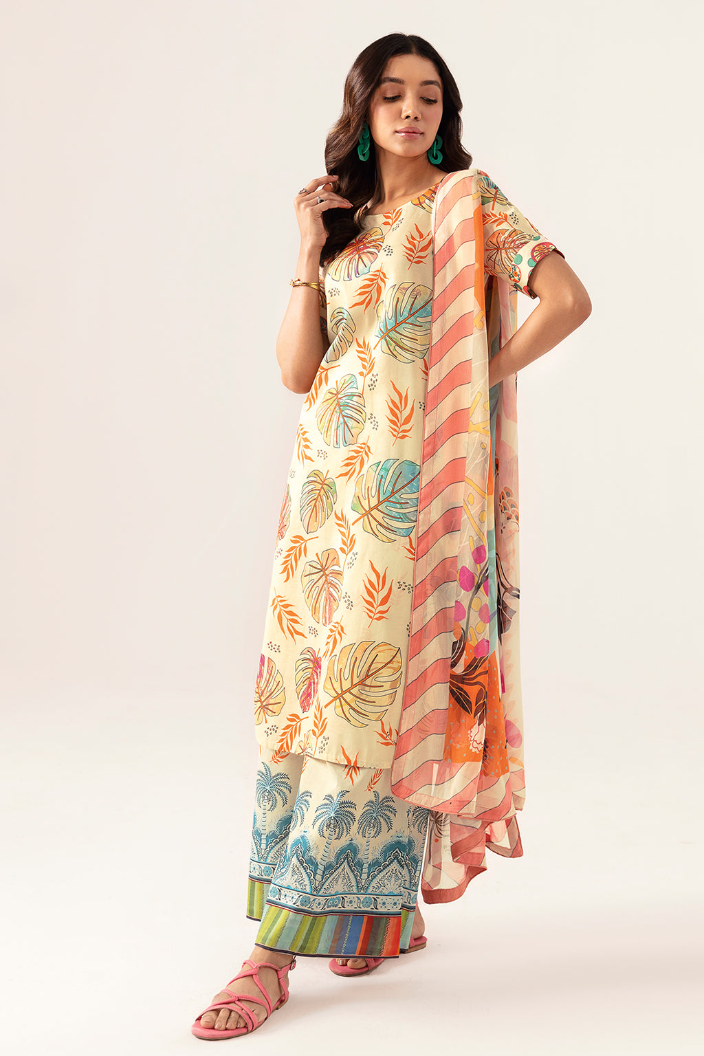 Ramsha | Pinted Lawn | RP-107 - Maria Faisal
