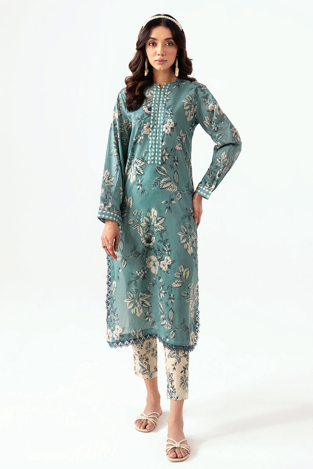 Ramsha | Pinted Lawn | RP-104 - Maria Faisal