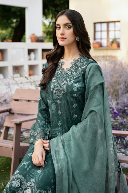 Ramsha | Rangrez Lawn Collection | N-505 - Designer Dress with Intricate embroidery and embellishments. Shop elegent wedding dress at Maria Faisal.