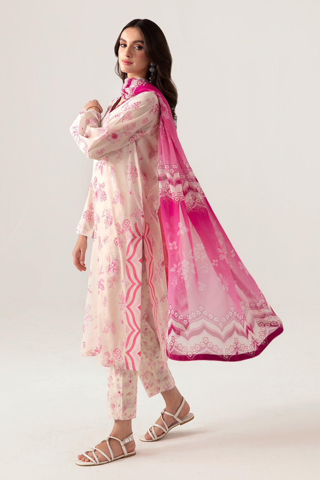Ramsha | Pinted Lawn | RP-105 - Maria Faisal