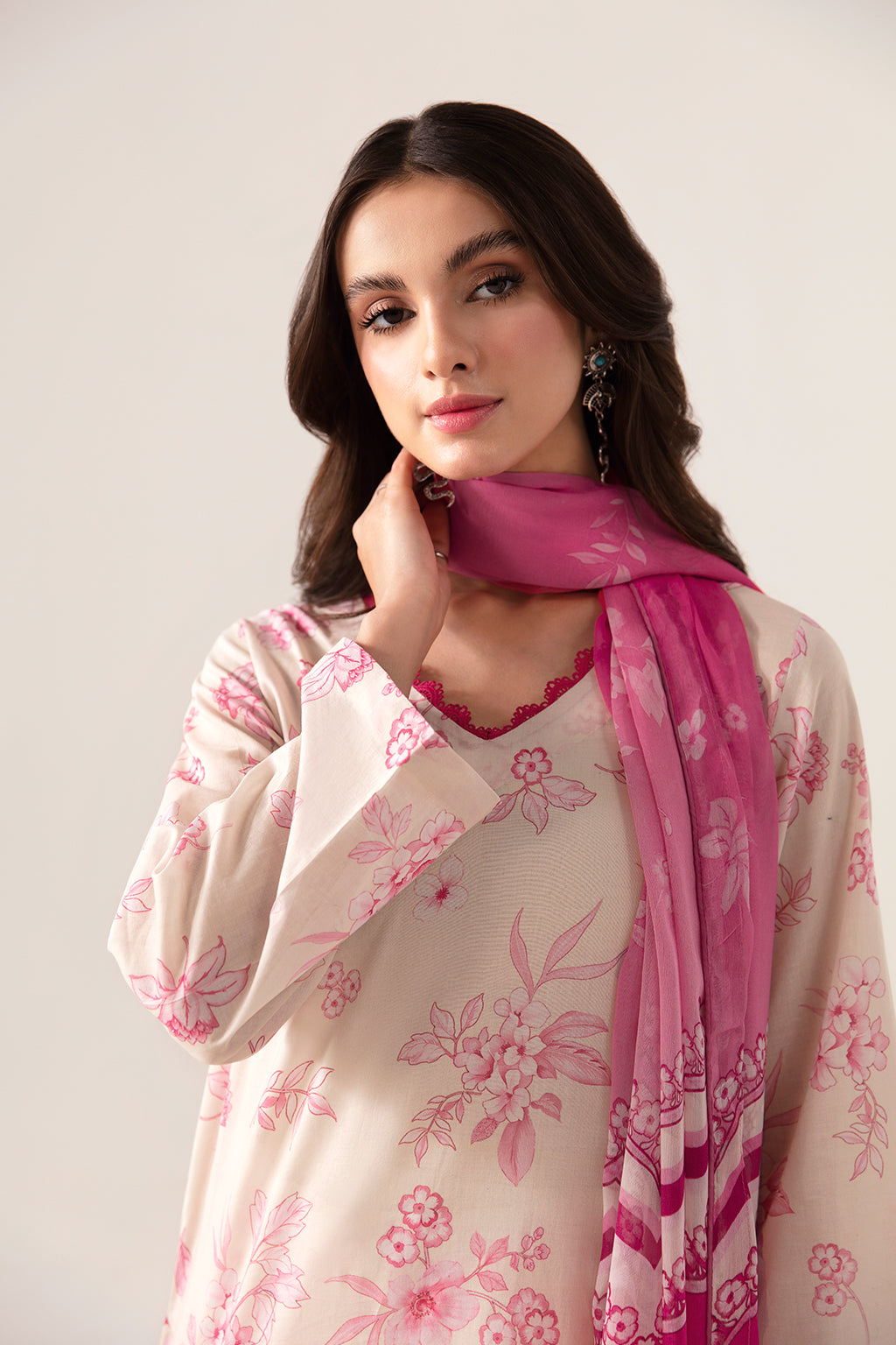 Ramsha | Pinted Lawn | RP-105 - Maria Faisal