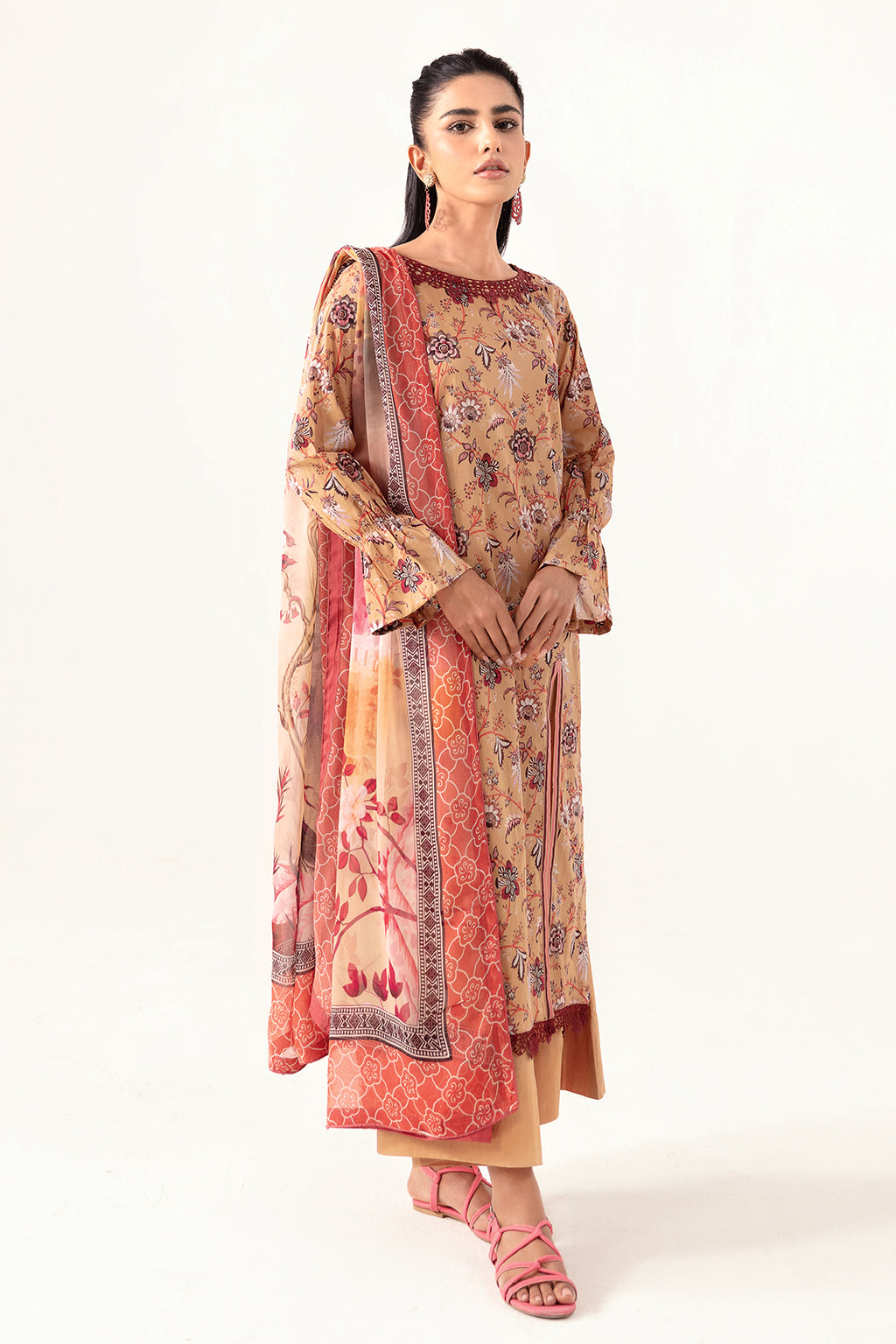 Ramsha | Pinted Lawn | RP-112 - Maria Faisal