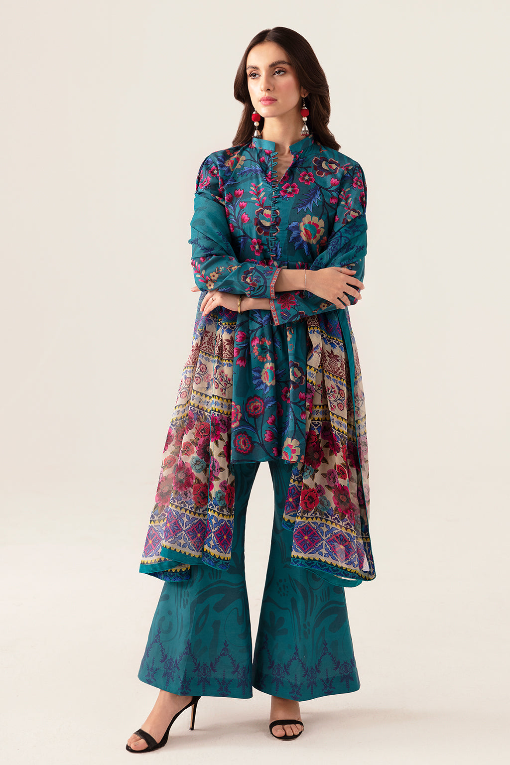 Ramsha | Pinted Lawn | RP-108 - Maria Faisal