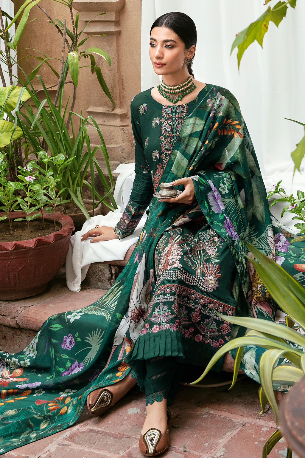 Ramsha | Luxury Lawn 24 | L-801 - Ladies Clothes - Maria Faisal