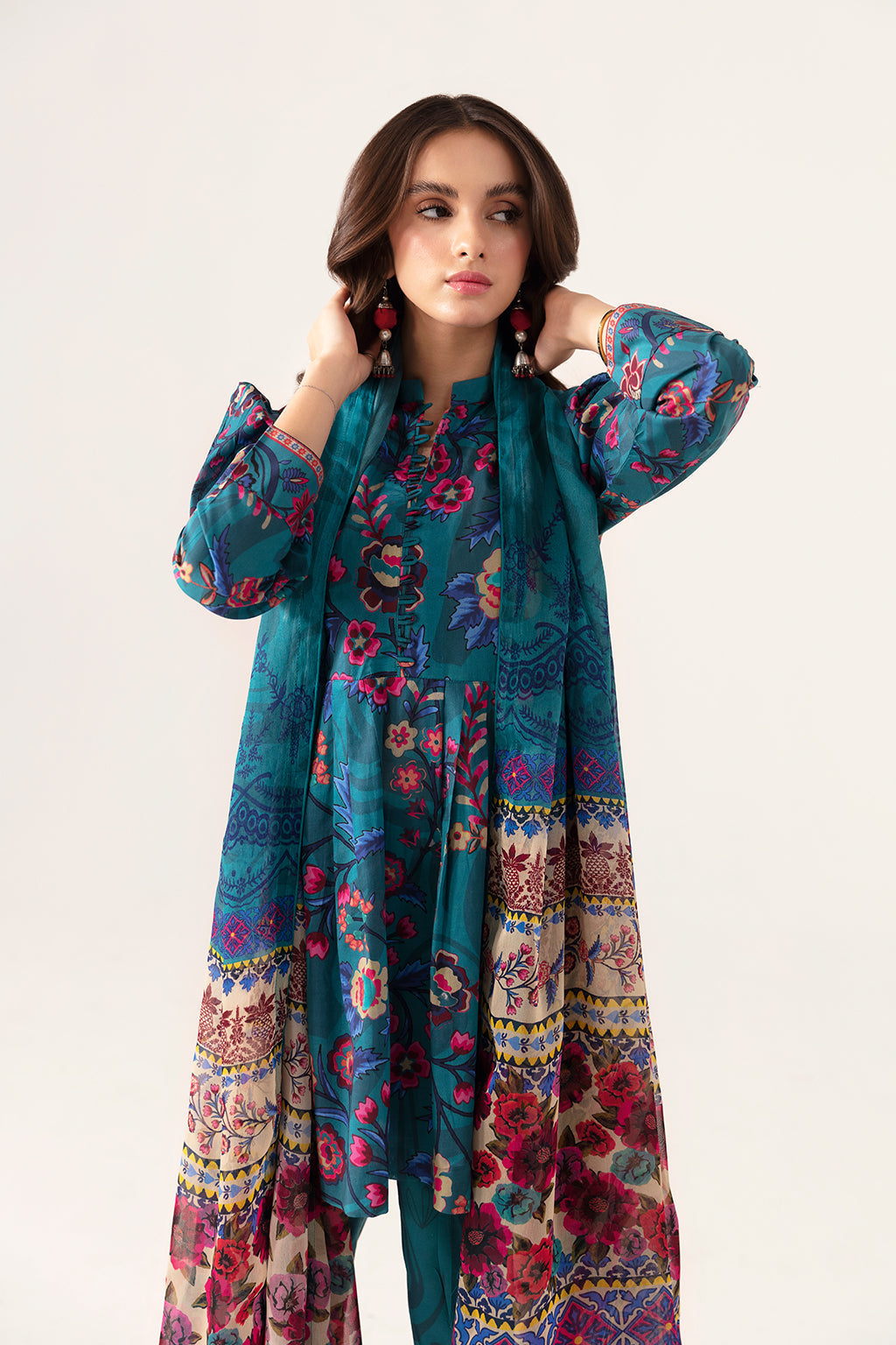 Ramsha | Pinted Lawn | RP-108 - Maria Faisal