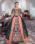 Gulaal | Wedding Formals | KEHKSHAN EMBROIDERED NET 3-PIECE SUIT WS-14 - Designer Dress with Intricate embroidery and embellishments. Shop elegent wedding dress at Maria Faisal.