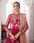 Gulaal | Wedding Formals | CHAMELI EMBROIDERED NET 3-PIECE SUIT WS-10 - Designer Dress with Intricate embroidery and embellishments. Shop elegent wedding dress at Maria Faisal.