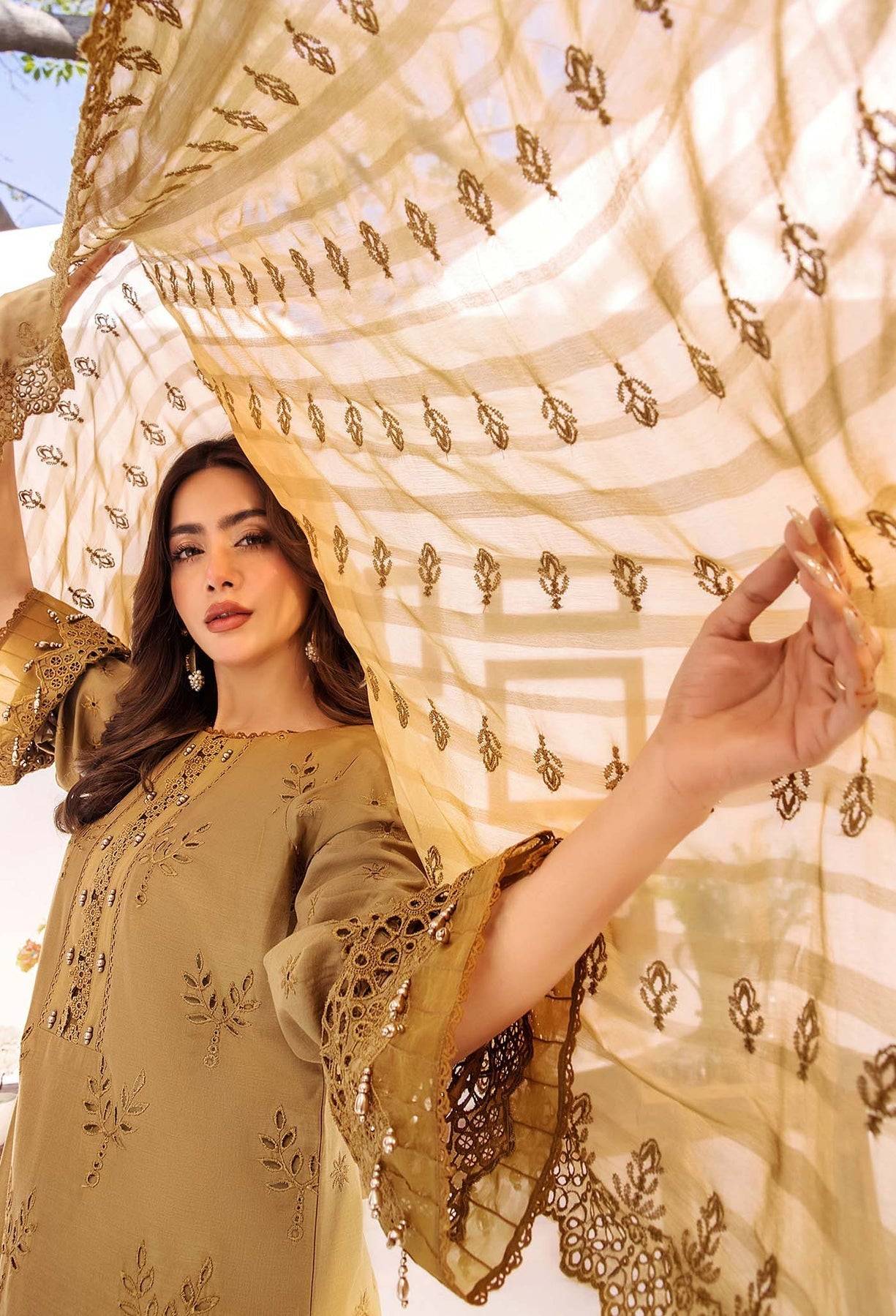 Adans Libas | Stella Chikankari 25 | 1020 by Maria Faisal - Registered Vendor of : Adans Libas - type : Ladies Clothes - 100% original wedding dresses