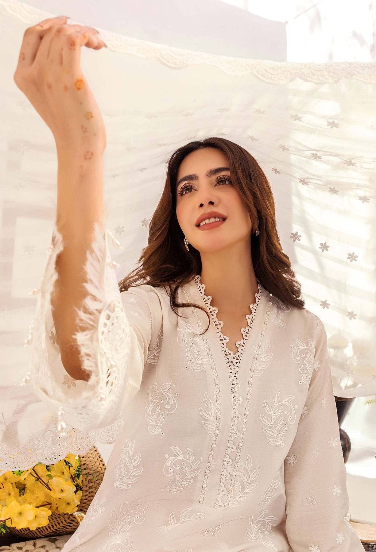 Adans Libas | Stella Chikankari 25 | 1024 by Maria Faisal - Registered Vendor of : Adans Libas - type : Ladies Clothes - 100% original wedding dresses