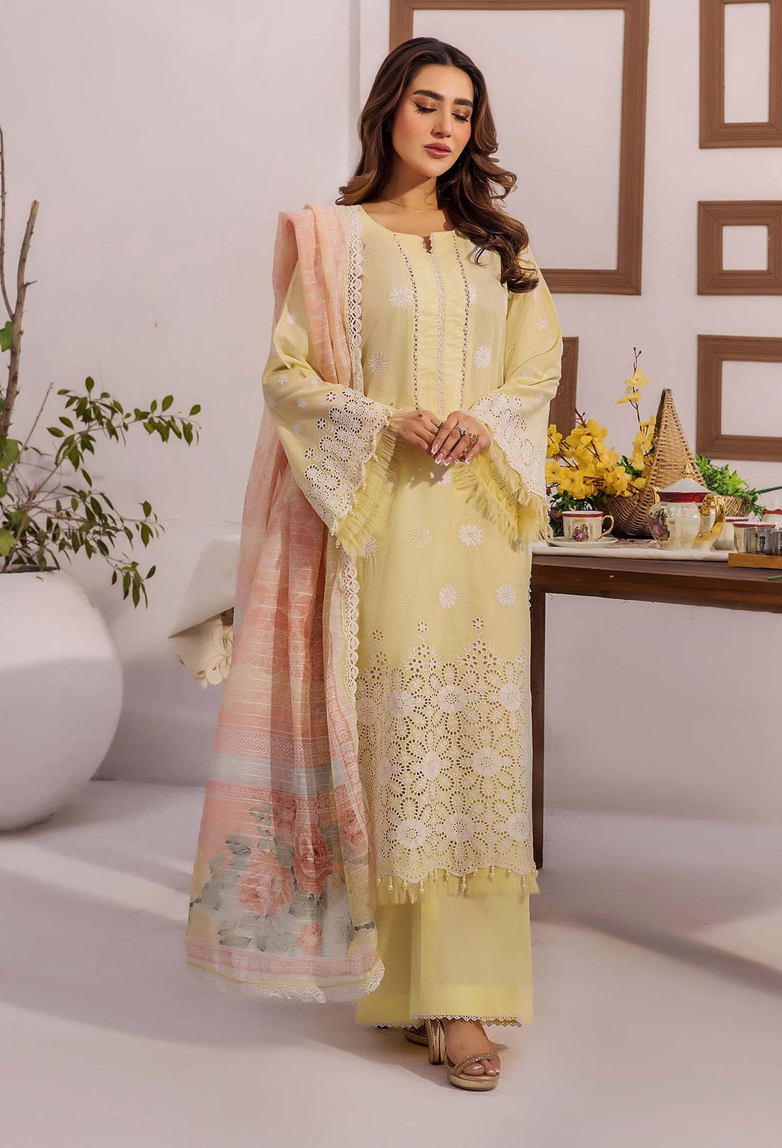 Adans Libas | Stella Chikankari 25 | 1023 by Maria Faisal - Registered Vendor of : Adans Libas - type : Ladies Clothes - 100% original wedding dresses